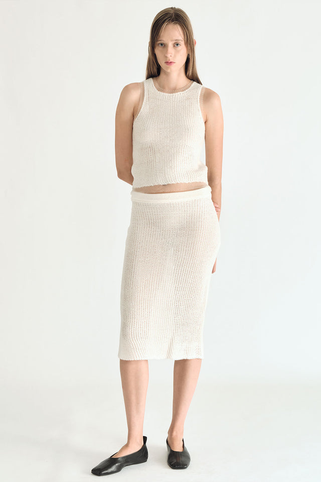 Item 2, Skirt (Impressit White)