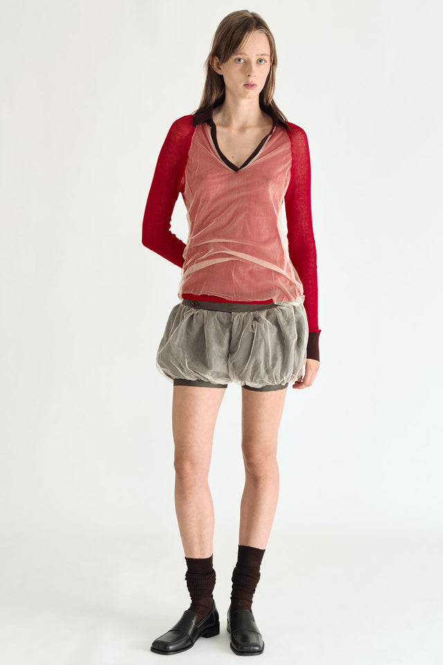 Double Layer Polo Red