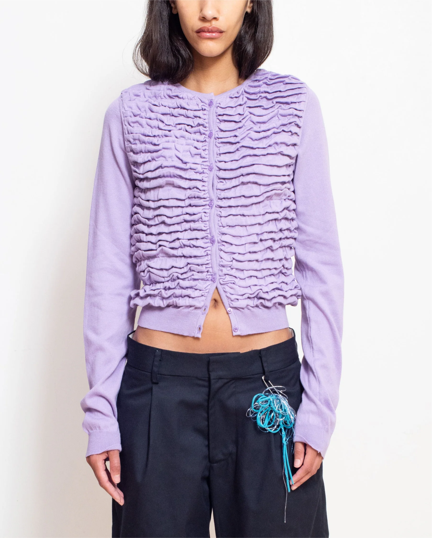 “KNT 05” Button-Up Cardigan