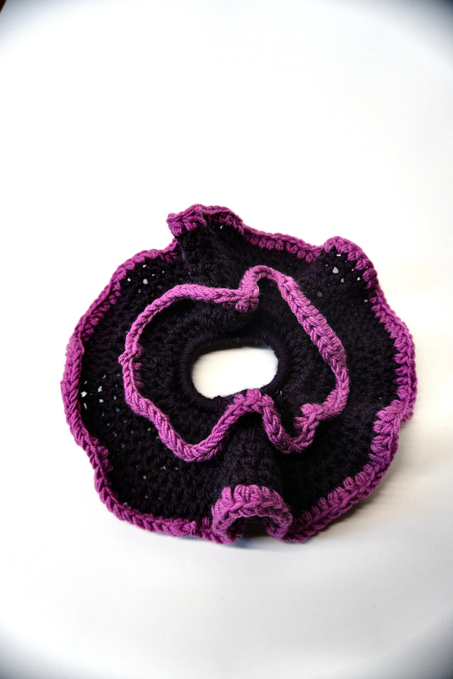 Hand Knitted Scrunchie
