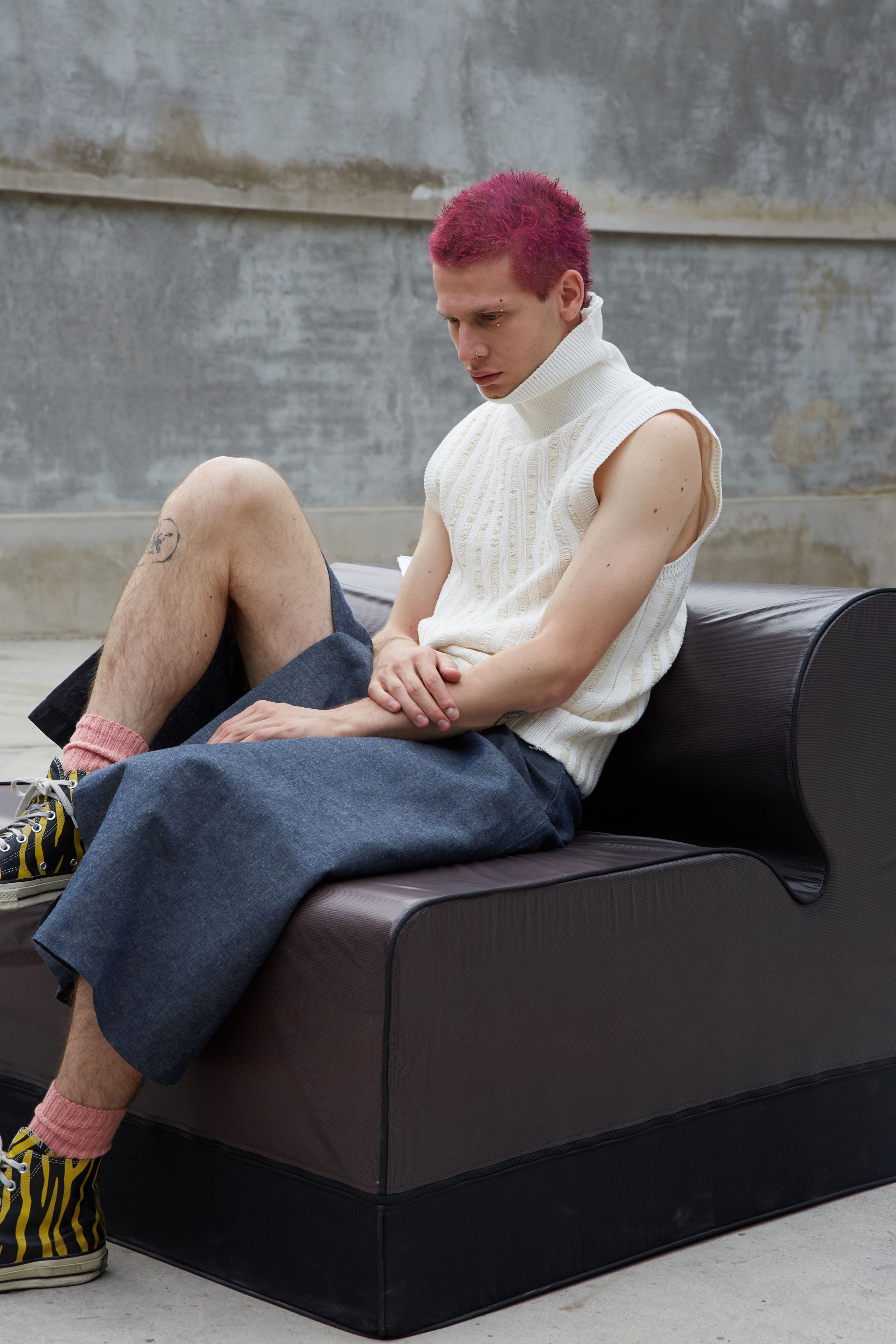 APPARITION Gilet a collo alto
