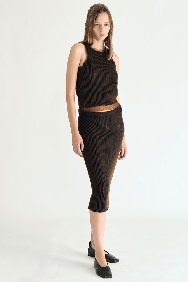 Item 2, Skirt (Delineavit Brown)