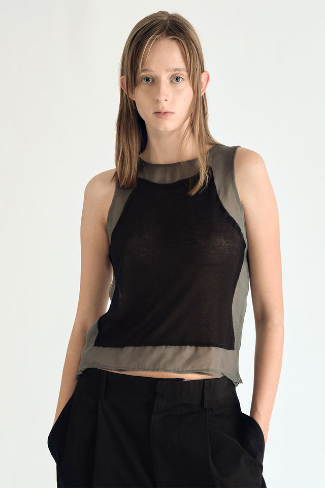 “SHT 02” Sleeveless Blouse