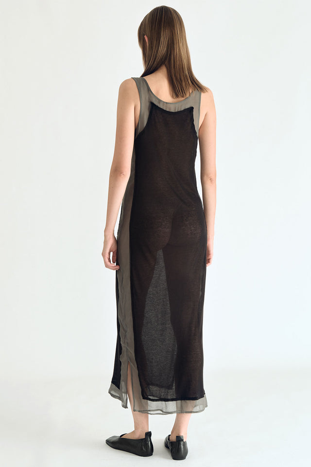 “DRS 01” Sleeveless Dress Black