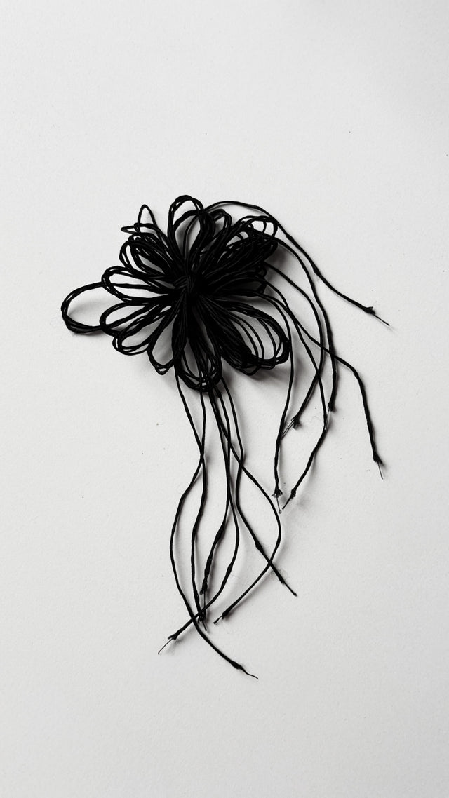 Knit Flower Pin