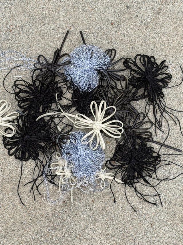 Knit Flower Pin