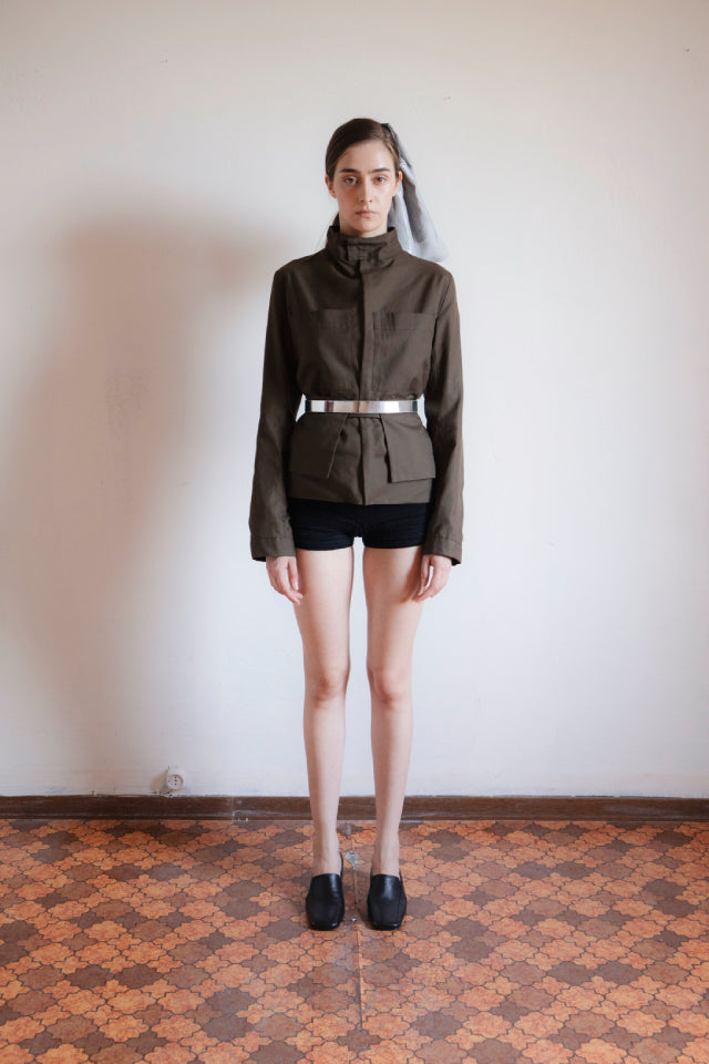 Washed Military Jacket