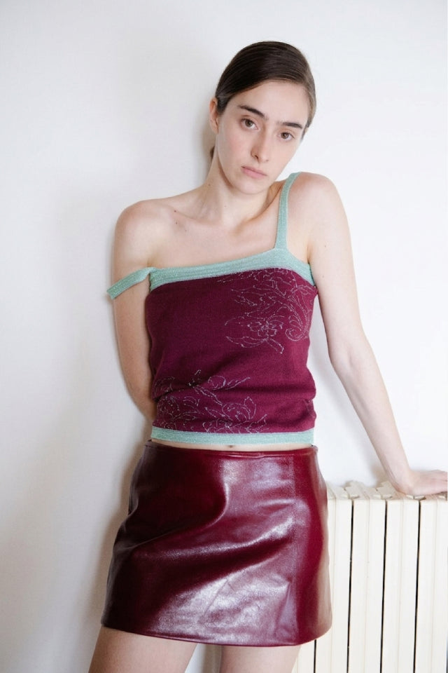 Leather Mini Skirt